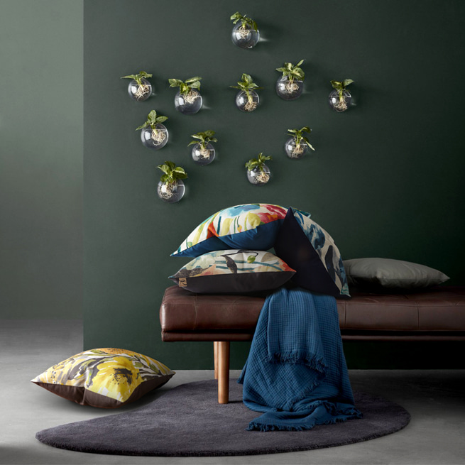 HARLEQUIN - Verdaccio floral print Cushion
